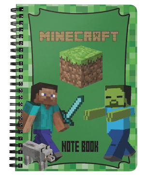 Classic minecraft Spiralbound Notebook Creative  Hardcover Combination notes book - Lusy Store