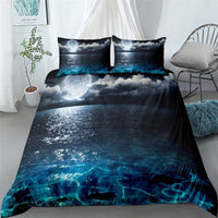 Coastal Bedding Sets 3D Ocean Bed Linen Sets Twin Full Queen King Bed Sets - Lusy Store