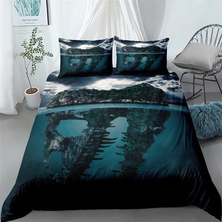 Coastal Bedding Sets 3D Ocean Bed Linen Sets Twin Full Queen King Bed Sets - Lusy Store