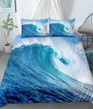 Coastal Bedding Sets 3D Ocean Bed Linen Sets Twin Full Queen King Bed Sets - Lusy Store