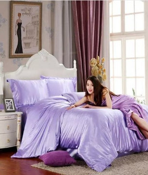 Coffee Pink Purple Bedding Set - Lusy Store
