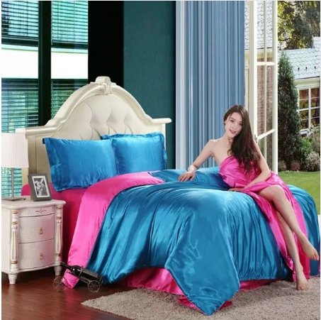 Coffee Pink Purple Bedding Set - Lusy Store