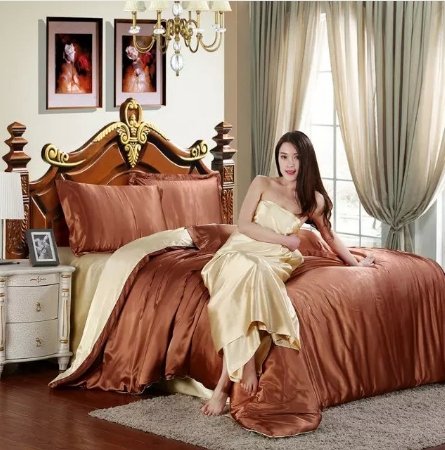 Coffee Pink Purple Bedding Set - Lusy Store