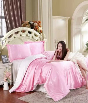 Coffee Pink Purple Bedding Set - Lusy Store