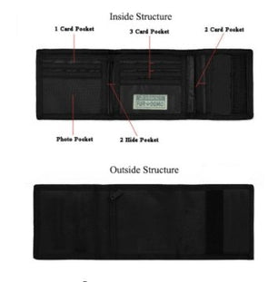 Computer Game Minecraft Wallet Enderman Oxford Black Short Purse Children Carteira - Lusy Store