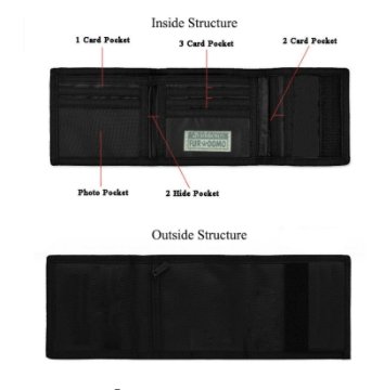 Computer Game Minecraft Wallet Enderman Oxford Black Short Purse Children Carteira - Lusy Store
