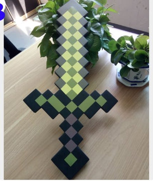 Cosplay Minecraft brinquedos cosplay espada de espuma EVA brinquedos diamond minecraft sword - Lusy Store