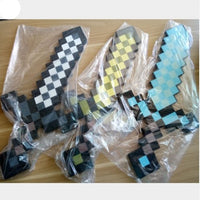 Cosplay Minecraft brinquedos cosplay espada de espuma EVA brinquedos diamond minecraft sword - Lusy Store