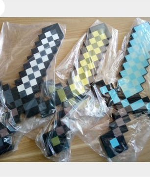 Cosplay Minecraft brinquedos cosplay espada de espuma EVA brinquedos diamond minecraft sword - Lusy Store