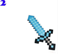 Cosplay Minecraft brinquedos cosplay espada de espuma EVA brinquedos diamond minecraft sword - Lusy Store