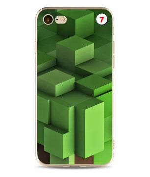 Creeper minecraft Cover high quality Soft Silicone TPU Phone Case For iPhone 5 5C 5S SE X 6 6S plus 7 7plus 8 8plus - Lusy Store