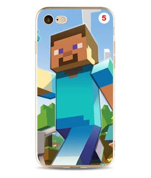 Creeper minecraft Cover high quality Soft Silicone TPU Phone Case For iPhone 5 5C 5S SE X 6 6S plus 7 7plus 8 8plus - Lusy Store