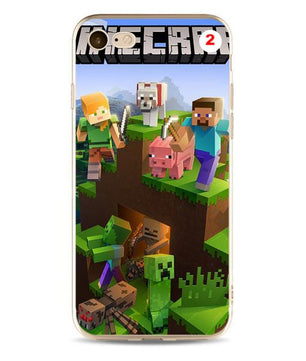 Creeper minecraft Cover high quality Soft Silicone TPU Phone Case For iPhone 5 5C 5S SE X 6 6S plus 7 7plus 8 8plus - Lusy Store