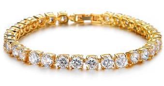 Cubic Zirconia Tennis Bracelet Elegant Style Gift for Wedding - Lusy Store