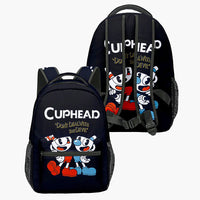 Cuphead Backpack 3D Japan Anime Boys Girls Cartoon Oxford Waterproof Children Students Laptop Backpack For School B93 - Lusy Store