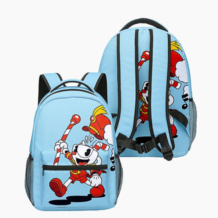 Cuphead Backpack 3D Japan Anime Boys Girls Cartoon Oxford Waterproof Children Students Laptop Backpack For School B93 - Lusy Store