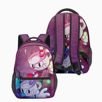Cuphead Backpack 3D Japan Anime Boys Girls Cartoon Oxford Waterproof Children Students Laptop Backpack For School B93 - Lusy Store