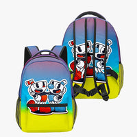 Cuphead Backpack 3D Japan Anime Boys Girls Cartoon Oxford Waterproof Children Students Laptop Backpack For School B93 - Lusy Store