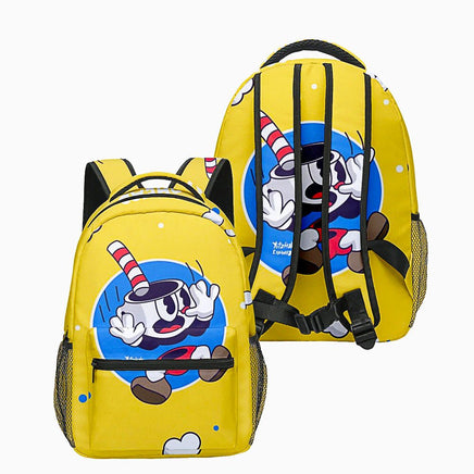 Cuphead Backpack 3D Japan Anime Boys Girls Cartoon Oxford Waterproof Children Students Laptop Backpack For School B93 - Lusy Store