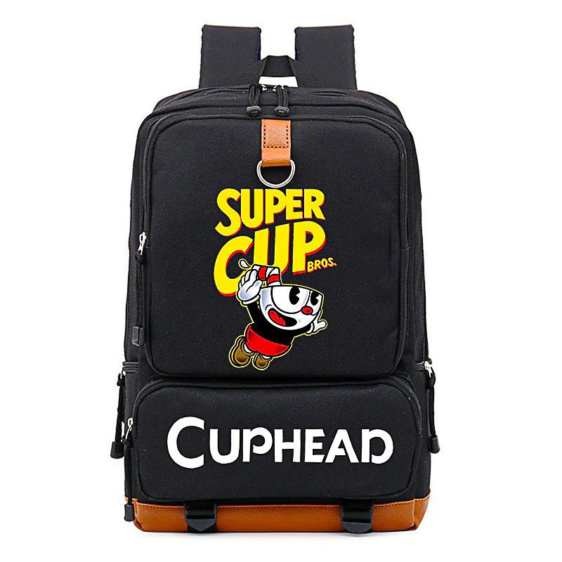 Cuphead Backpack For Boys Girls Travel Shoulder Backpack For School B92 - Lusy Store