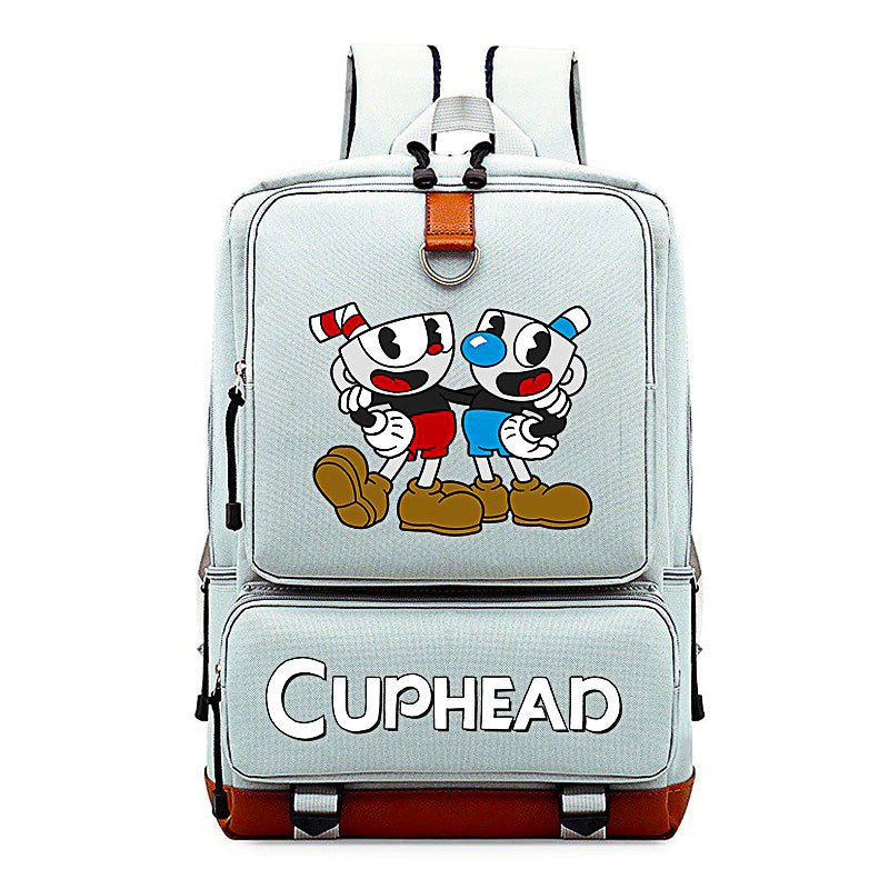 Cuphead Backpack For Boys Girls Travel Shoulder Backpack For School B92 - Lusy Store