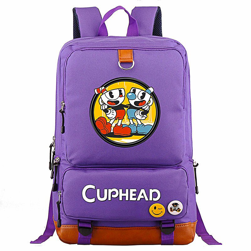 Cuphead Backpack For Boys Girls Travel Shoulder Backpack For School B92 - Lusy Store