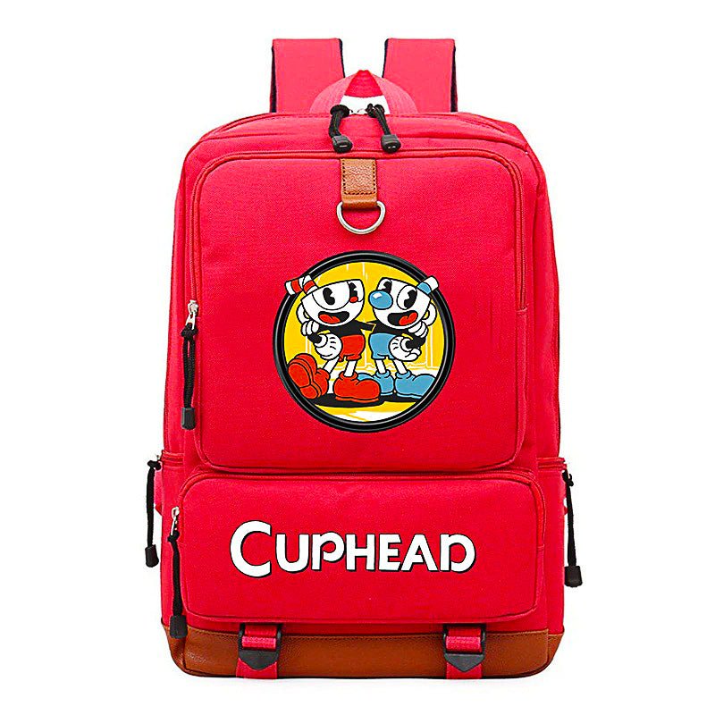 Cuphead Backpack For Boys Girls Travel Shoulder Backpack For School B92 - Lusy Store
