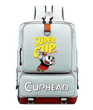 Cuphead Backpack For Boys Girls Travel Shoulder Backpack For School B92 - Lusy Store