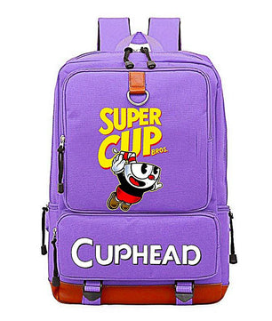 Cuphead Backpack For Boys Girls Travel Shoulder Backpack For School B92 - Lusy Store