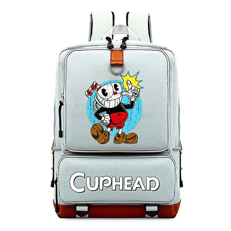 Cuphead Backpack For Boys Girls Travel Shoulder Backpack For School B92 - Lusy Store