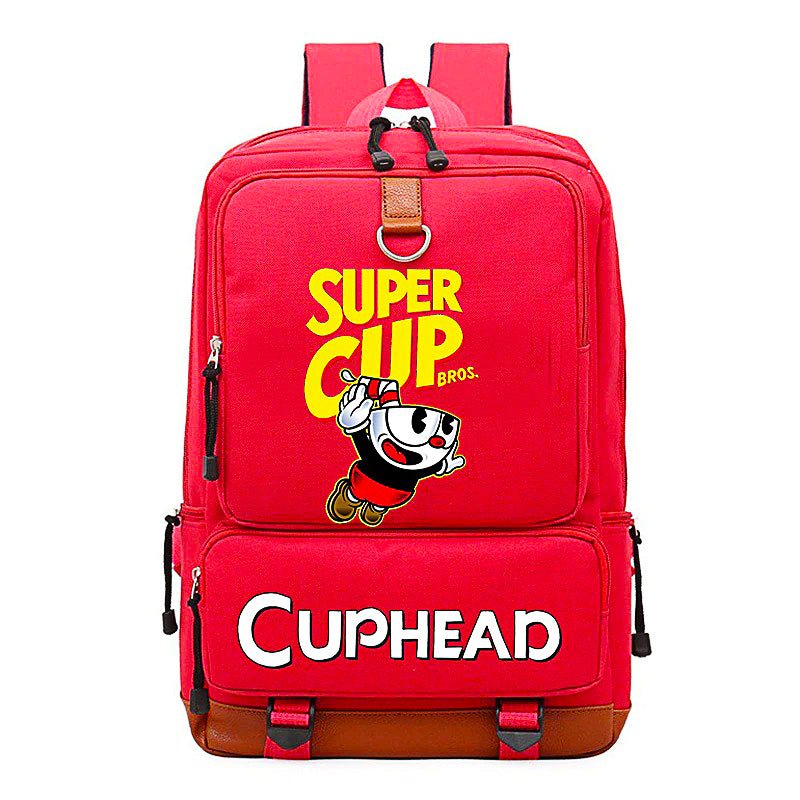 Cuphead Backpack For Boys Girls Travel Shoulder Backpack For School B92 - Lusy Store
