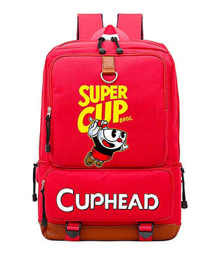 Cuphead Backpack For Boys Girls Travel Shoulder Backpack For School B92 - Lusy Store