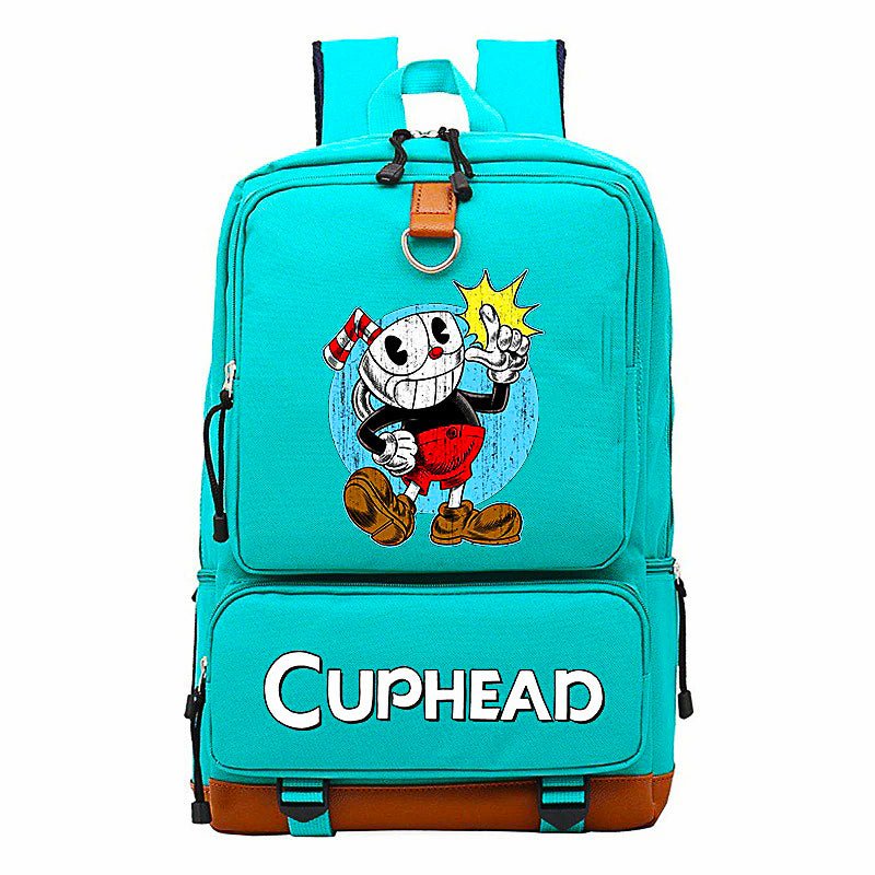 Cuphead Backpack For Boys Girls Travel Shoulder Backpack For School B92 - Lusy Store