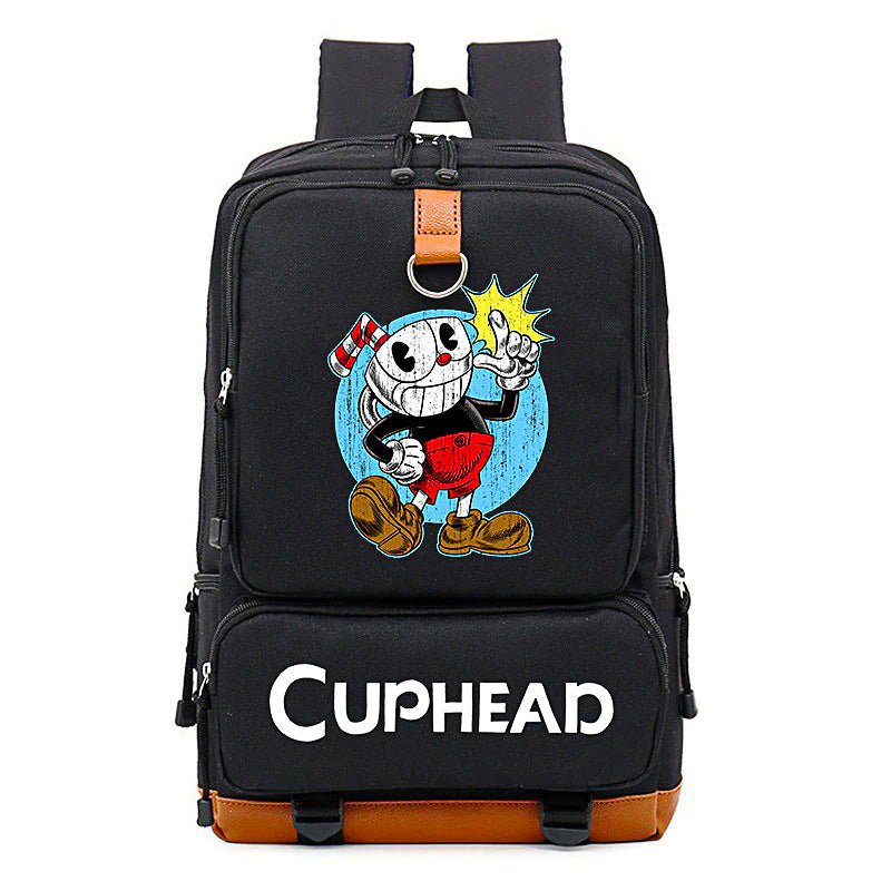 Cuphead Backpack For Boys Girls Travel Shoulder Backpack For School B92 - Lusy Store
