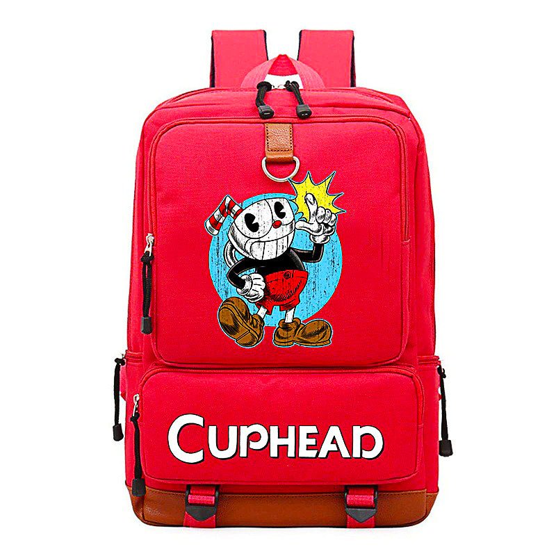 Cuphead Backpack For Boys Girls Travel Shoulder Backpack For School B92 - Lusy Store