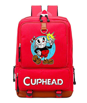 Cuphead Backpack For Boys Girls Travel Shoulder Backpack For School B92 - Lusy Store