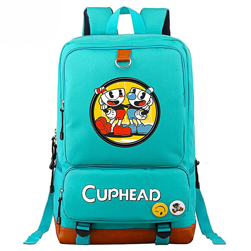 Cuphead Backpack For Boys Girls Travel Shoulder Backpack For School B92 - Lusy Store