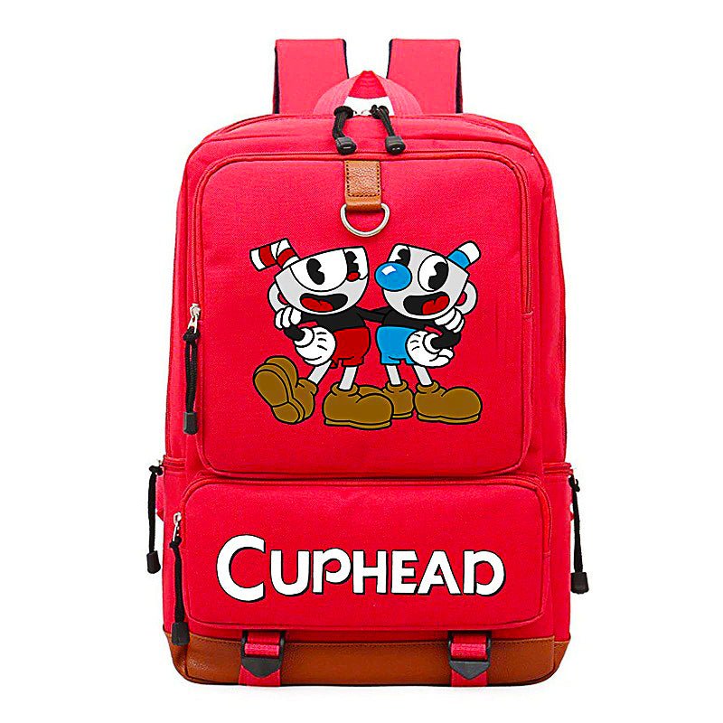 Cuphead Backpack For Boys Girls Travel Shoulder Backpack For School B92 - Lusy Store