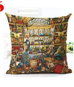 Cute Book Cat Pillowcase - Lusy Store