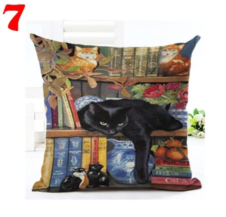 Cute Book Cat Pillowcase - Lusy Store