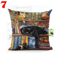 Cute Book Cat Pillowcase - Lusy Store