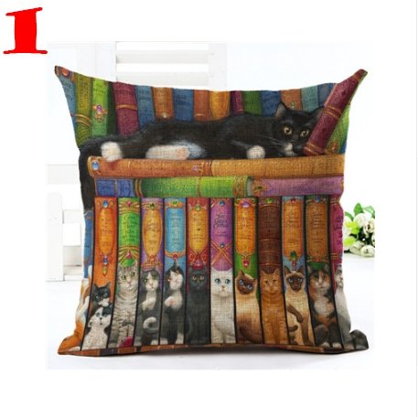 Cute Book Cat Pillowcase - Lusy Store