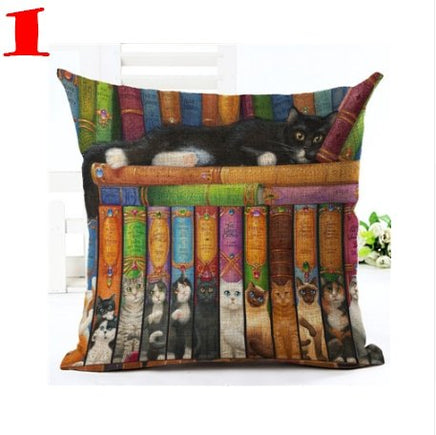 Cute Book Cat Pillowcase - Lusy Store