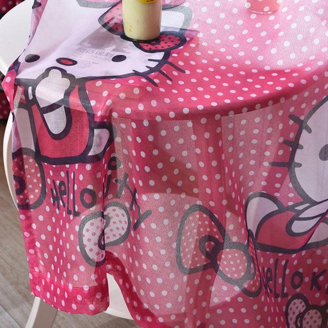 Cute Hello Kitty Cartoon Printed Curtains for Kids Baby Room Children Bedroom Living Room Curtain - Lusy Store