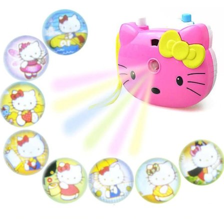 Cute Hello Kitty Light Projection Camera Children Educational Toys For Kids - Lusy Store