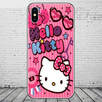 Cute Hello kitty Phone Case Cover For iphone 7 X 7plus 6 6S 8 8plus 5 5S SE Soft Silicone - Lusy Store