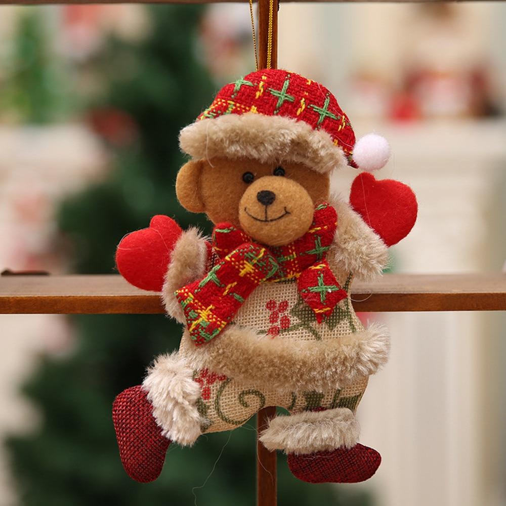 Cute Home Decor Christmas Ornaments Gift Santa Claus Snowman Tree Toy Doll - Lusy Store