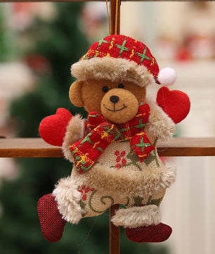 Cute Home Decor Christmas Ornaments Gift Santa Claus Snowman Tree Toy Doll - Lusy Store