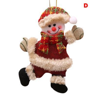 Cute Home Decor Christmas Ornaments Gift Santa Claus Snowman Tree Toy Doll - Lusy Store