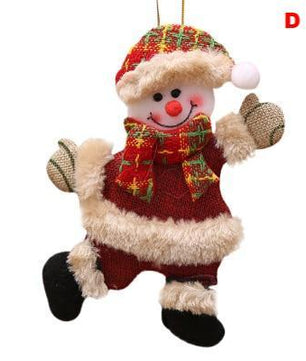 Cute Home Decor Christmas Ornaments Gift Santa Claus Snowman Tree Toy Doll - Lusy Store